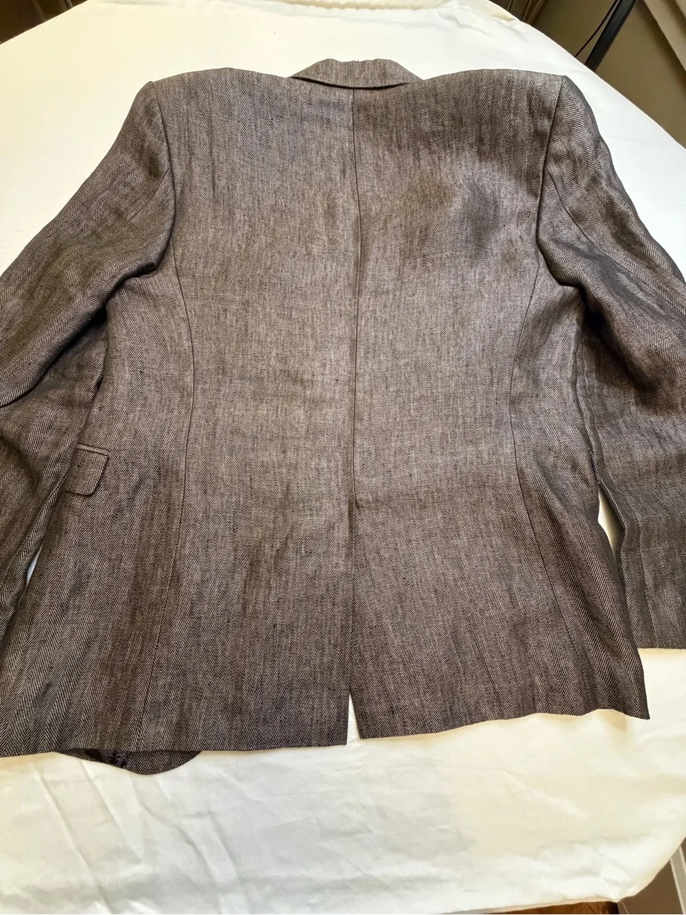 SAND Copenhagen Men’s 100% Linen Herringbone Blazer Jacket EU 50, US 40